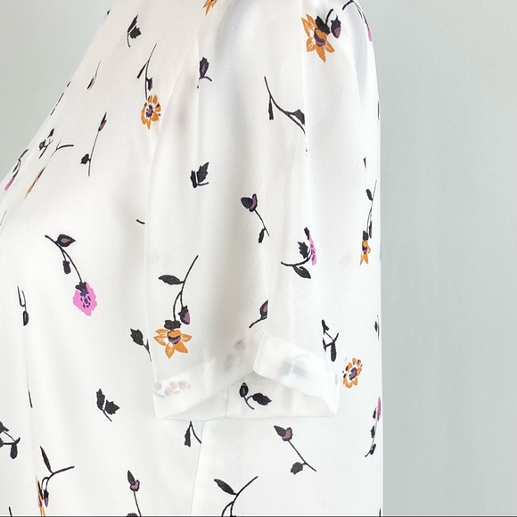 Madewell Short Sleeve Button Down Back Blouse Size Small - Picture 6 of 8